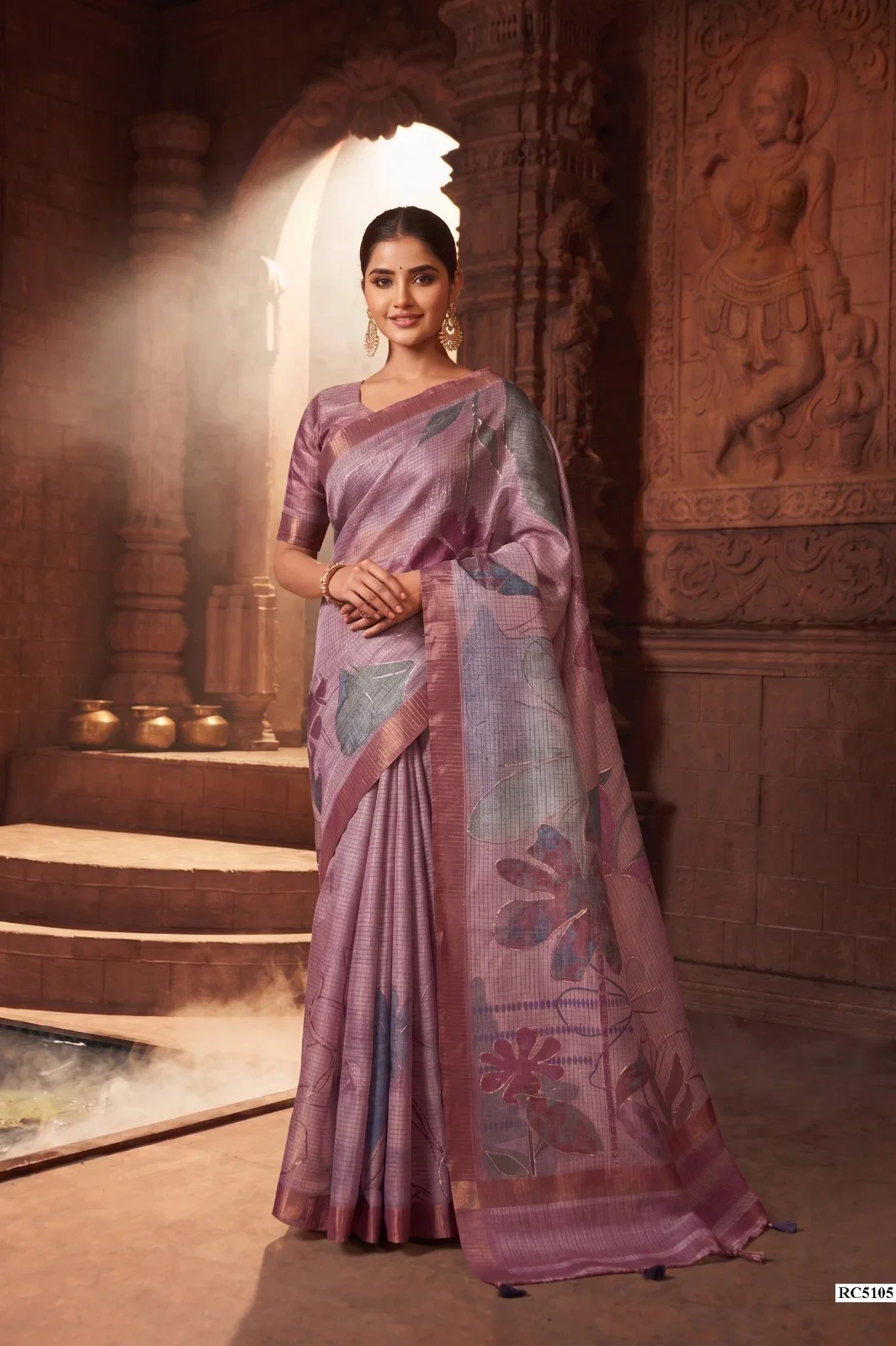 Mahotsav Rang Chatkila 5100 Phulkari Singora Zari Checks Silk Saree Collection Wholesale