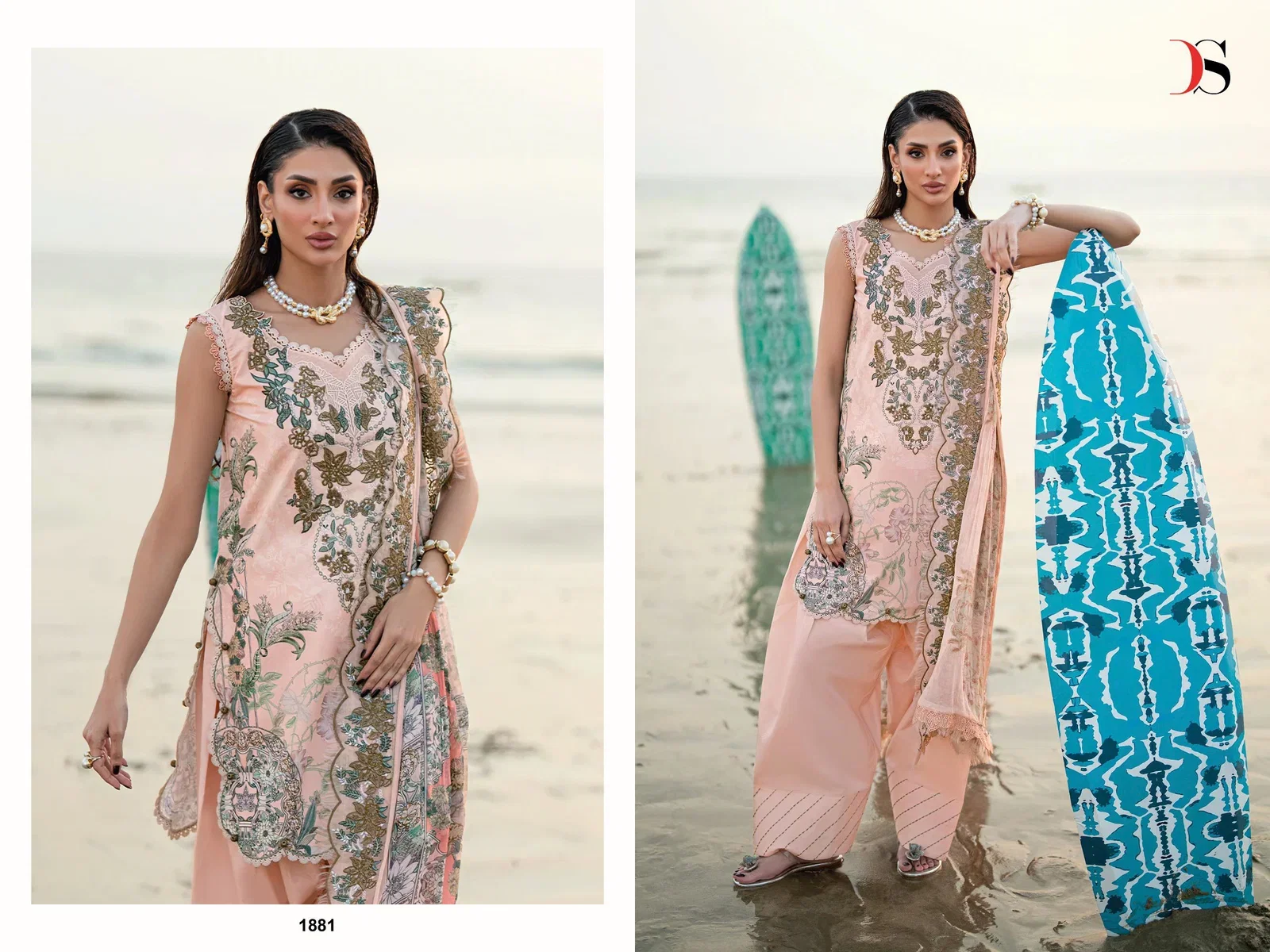 Launching Deepsy Jade Needle Wonder Vol 6 Chiffon Dupatta Cotton Embroidered Salwar Kameez Wholesale 2026