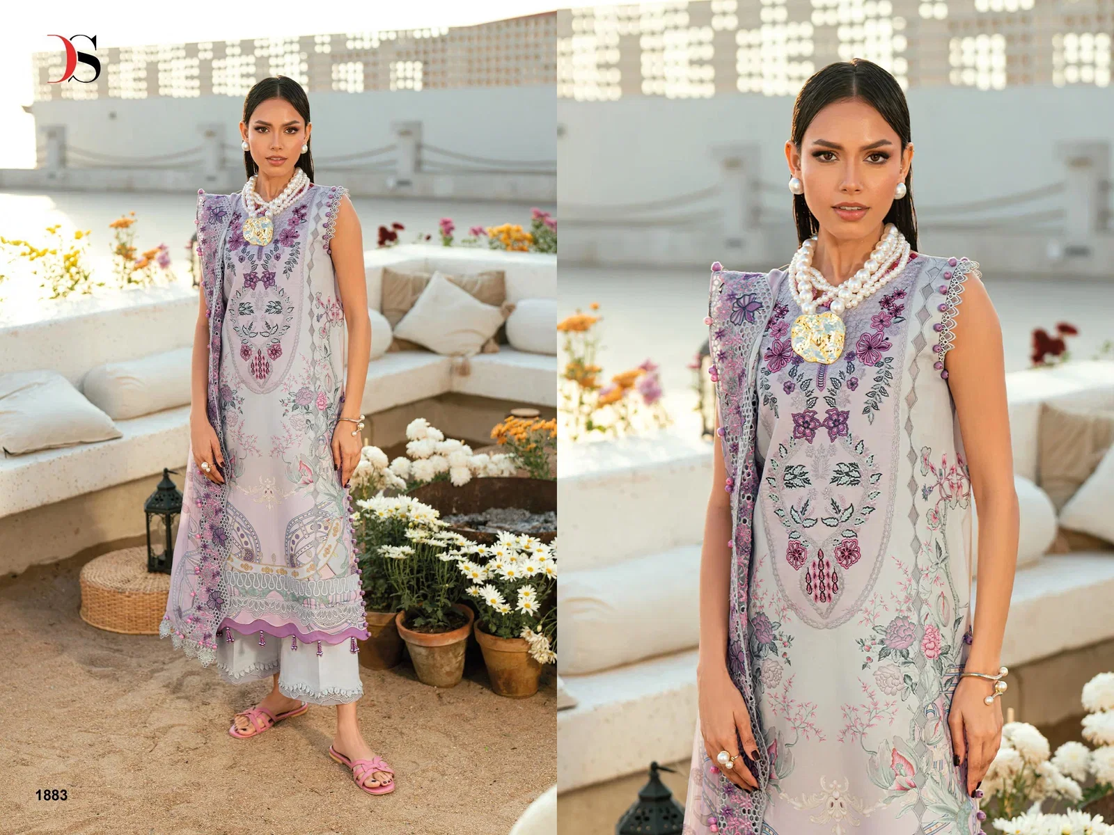 Launching Deepsy Jade Needle Wonder Vol 6 Chiffon Dupatta Cotton Embroidered Salwar Kameez Wholesale 2026