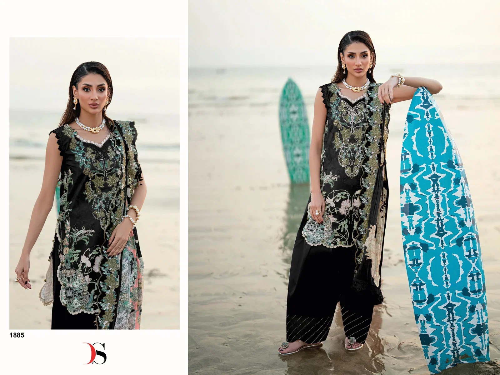 Launching Deepsy Jade Needle Wonder Vol 6 Chiffon Dupatta Cotton Embroidered Salwar Kameez Wholesale 2026