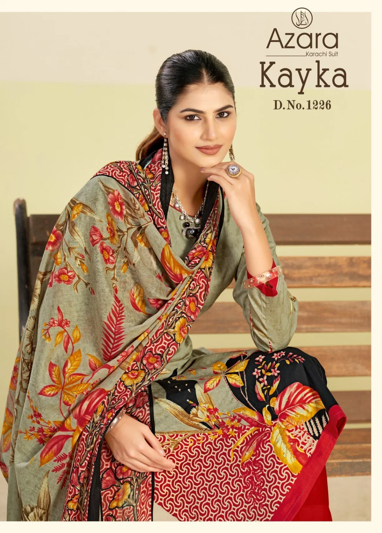 Radhika Azara Kayka 1226 A To D Zam Cottom Designer Printed Dress Materials Wholesale