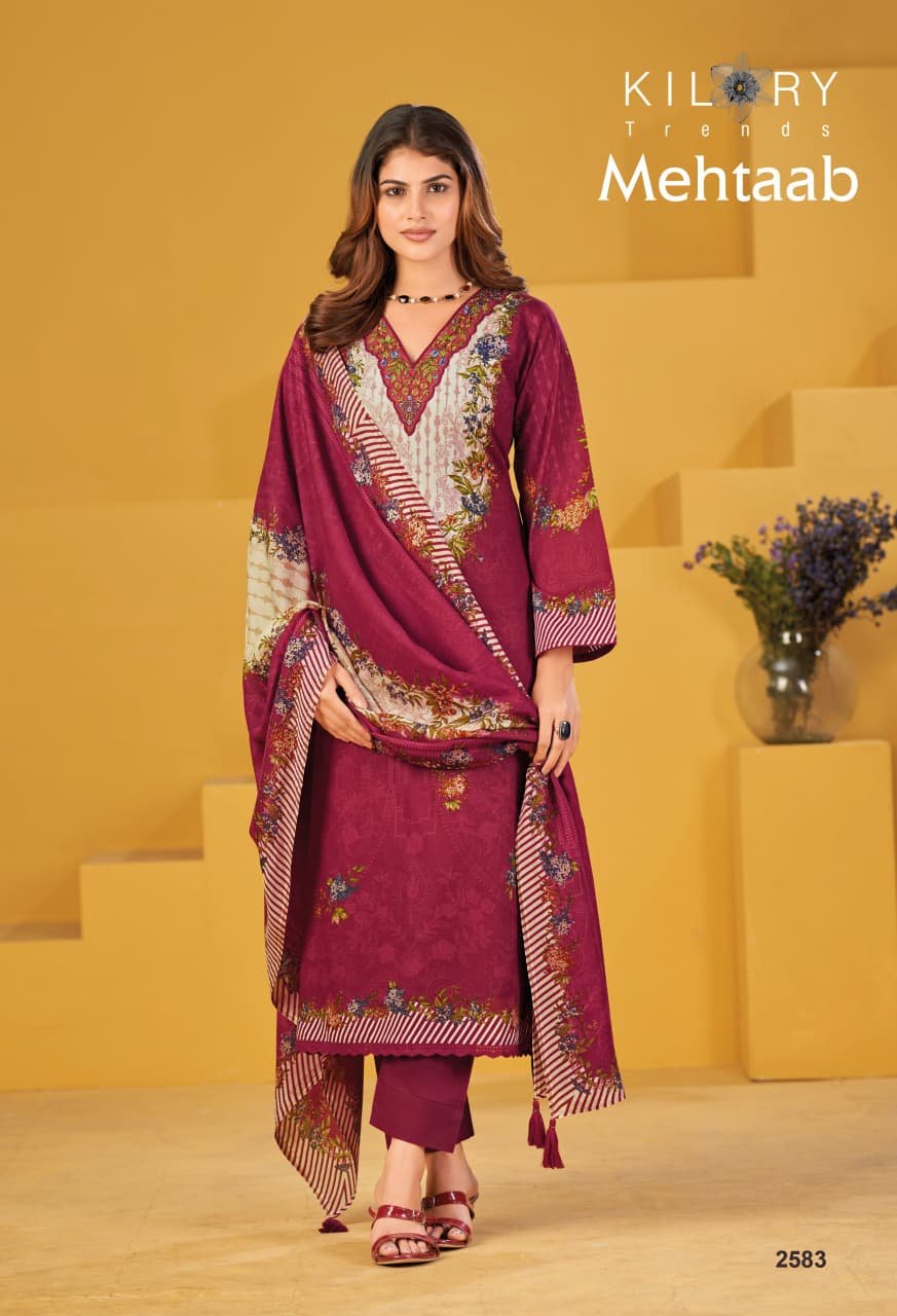 Latest Kilory Mehtaab Lawn Cotton Digital Printed Salwar Kameez Wholesale 2026