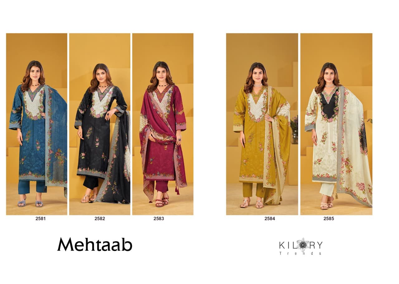 Latest Kilory Mehtaab Lawn Cotton Digital Printed Salwar Kameez Wholesale 2026