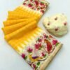 Launching Rajyog Leena Soft Linen Zari Border Saree Collection Wholesale 2026