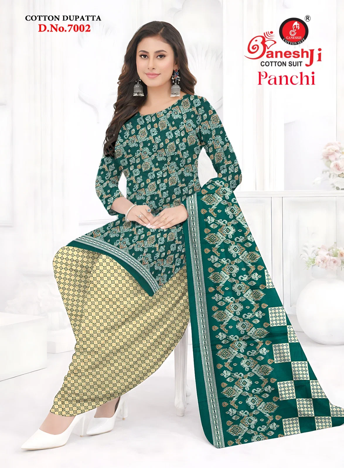 Launching Ganeshji Panchi Vol 7 Indo Cotton Printed Dress Material Collection Wholesale 2026