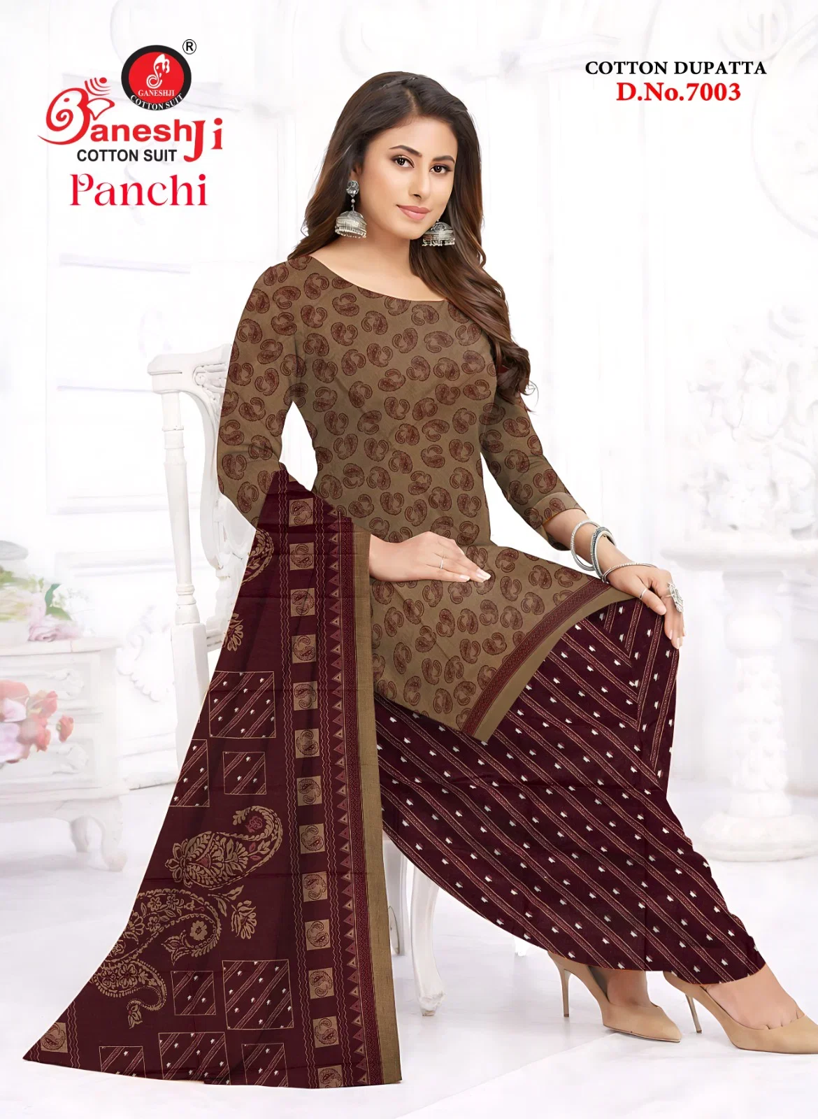 Launching Ganeshji Panchi Vol 7 Indo Cotton Printed Dress Material Collection Wholesale 2026