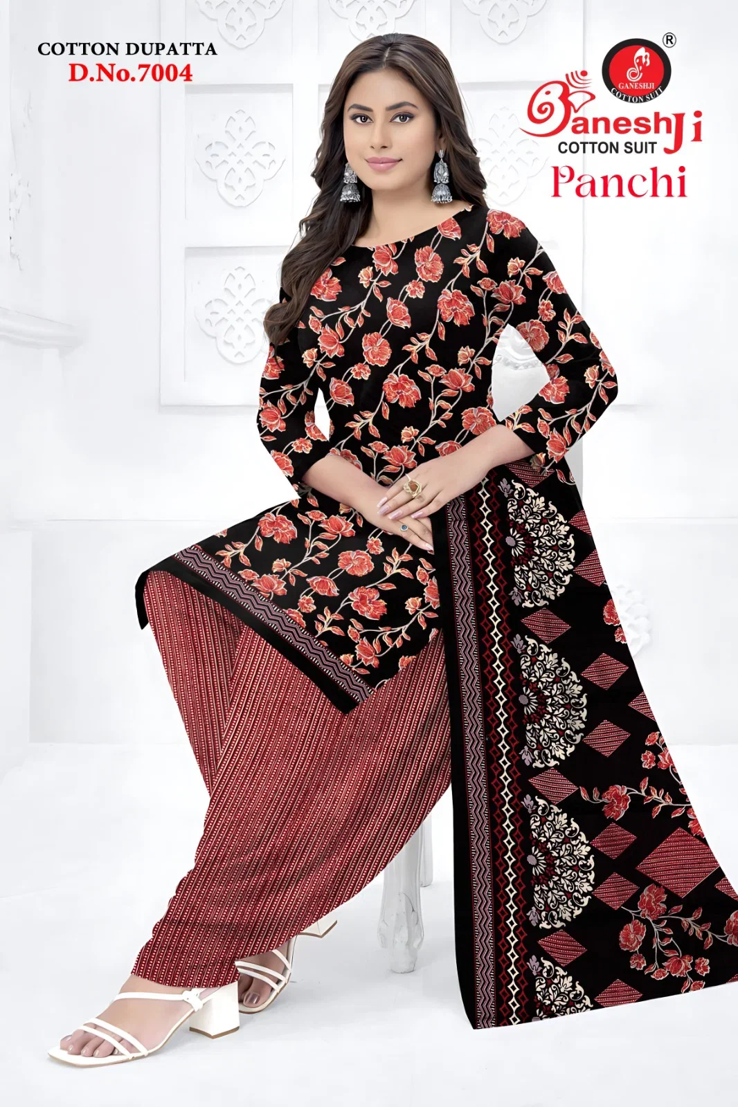 Ganeshji Panchi Vol 7 Indo Cotton Printed Dress Material Collection Wholesale