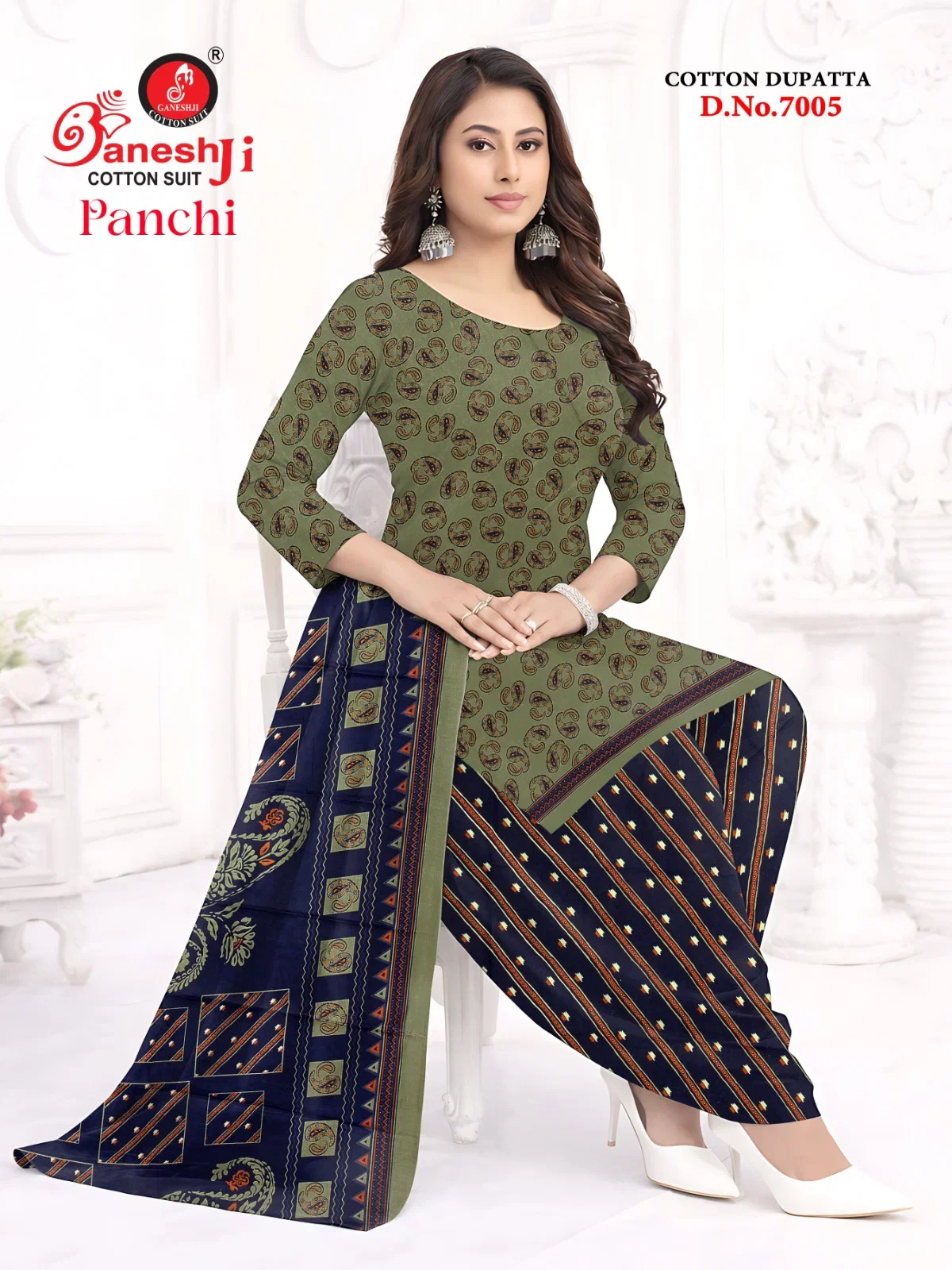Launching Ganeshji Panchi Vol 7 Indo Cotton Printed Dress Material Collection Wholesale 2026
