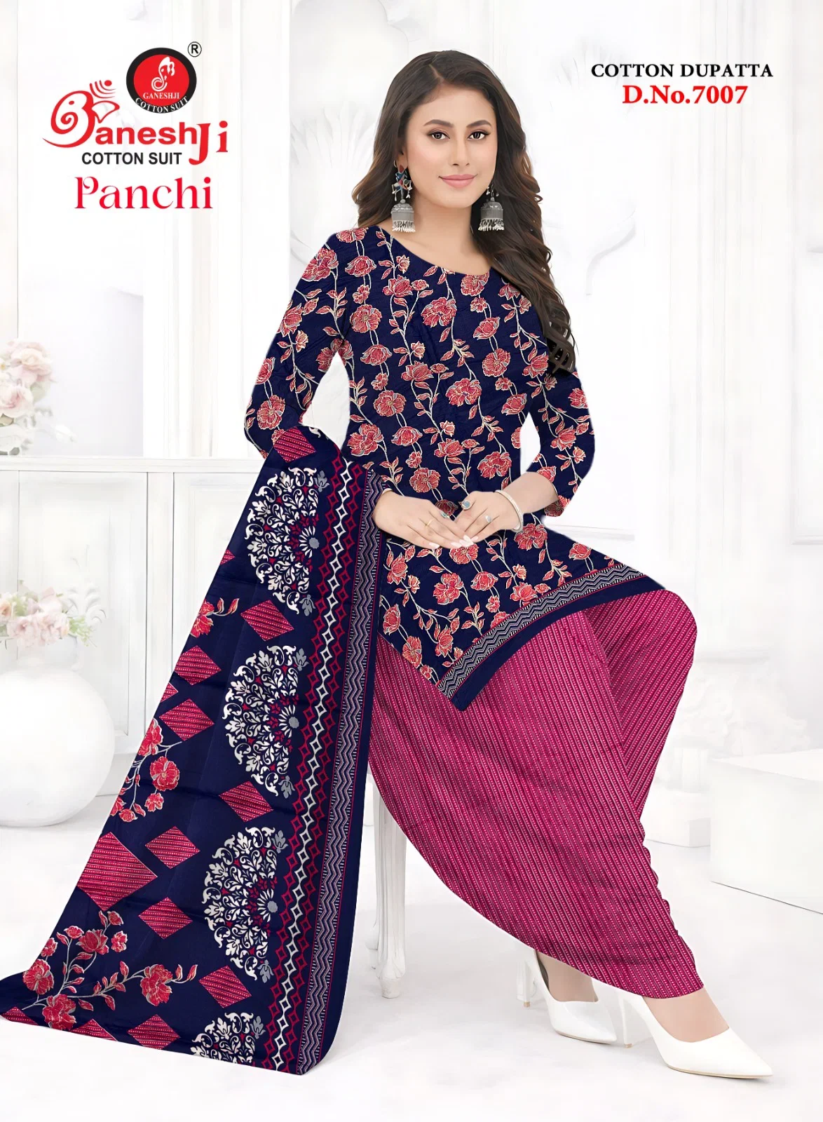Launching Ganeshji Panchi Vol 7 Indo Cotton Printed Dress Material Collection Wholesale 2026
