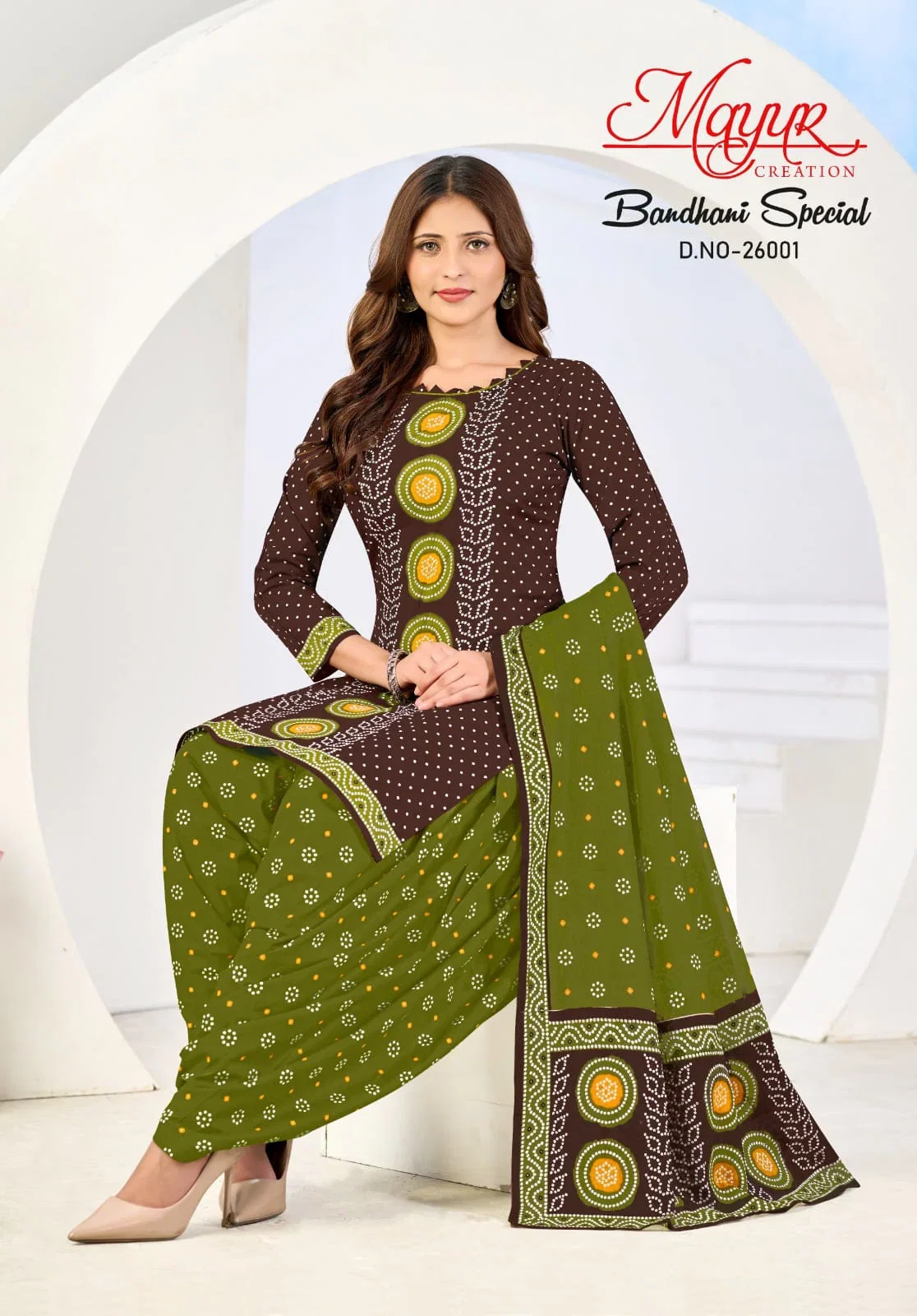 Buy Mayur Bandhani Special Vol 26 Cotton Printed Dress Material Collection Wholesale 2026