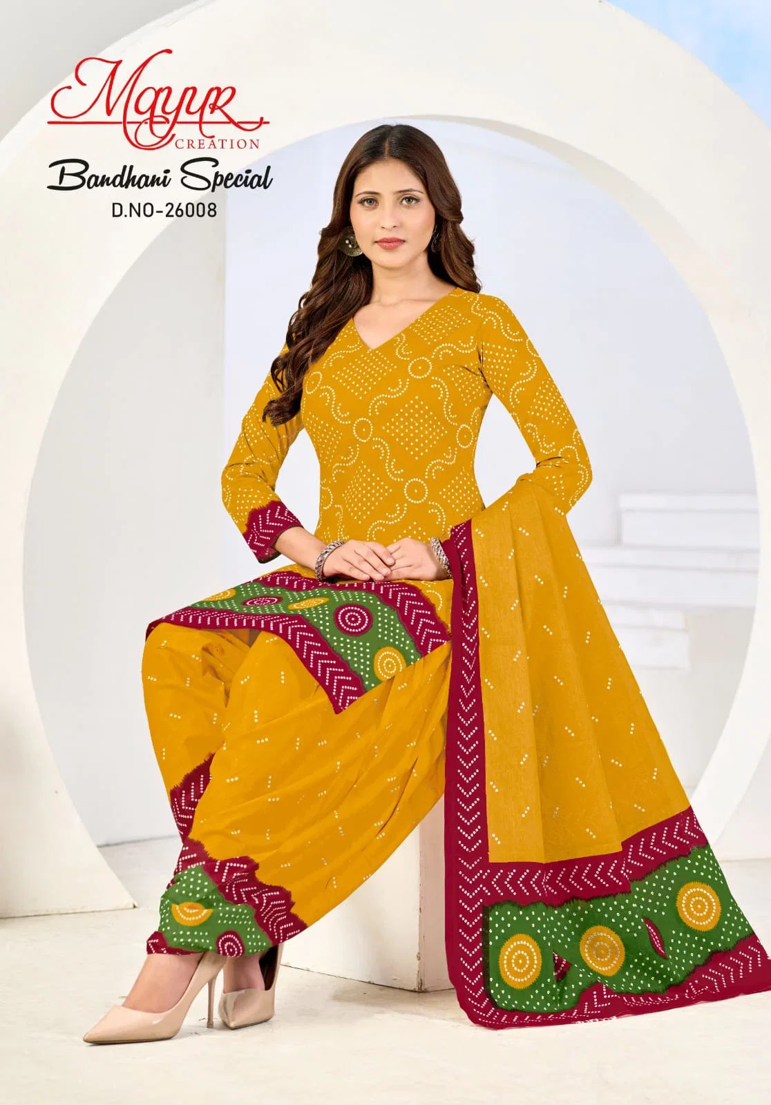 Buy Mayur Bandhani Special Vol 26 Cotton Printed Dress Material Collection Wholesale 2026
