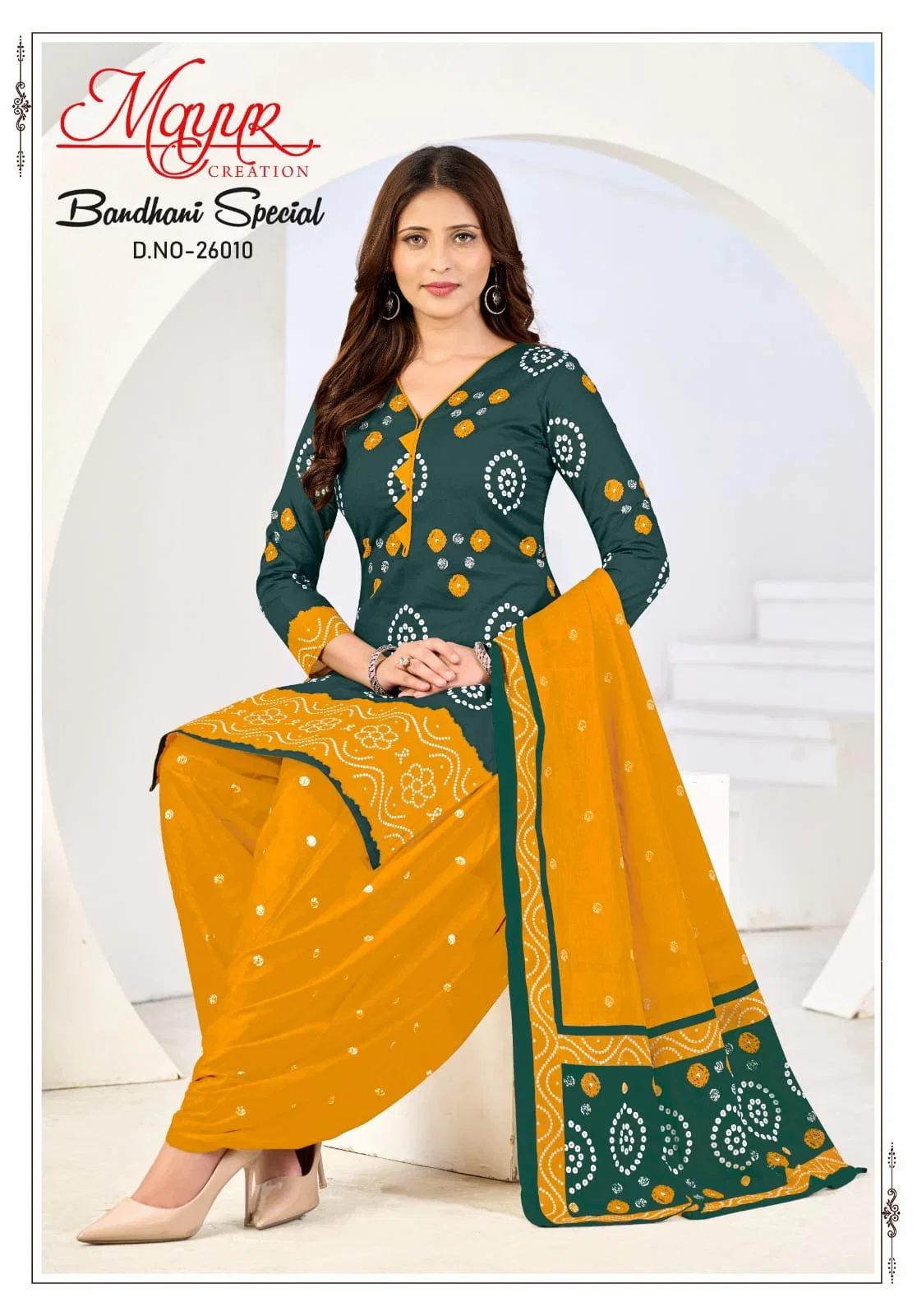 Buy Mayur Bandhani Special Vol 26 Cotton Printed Dress Material Collection Wholesale 2026
