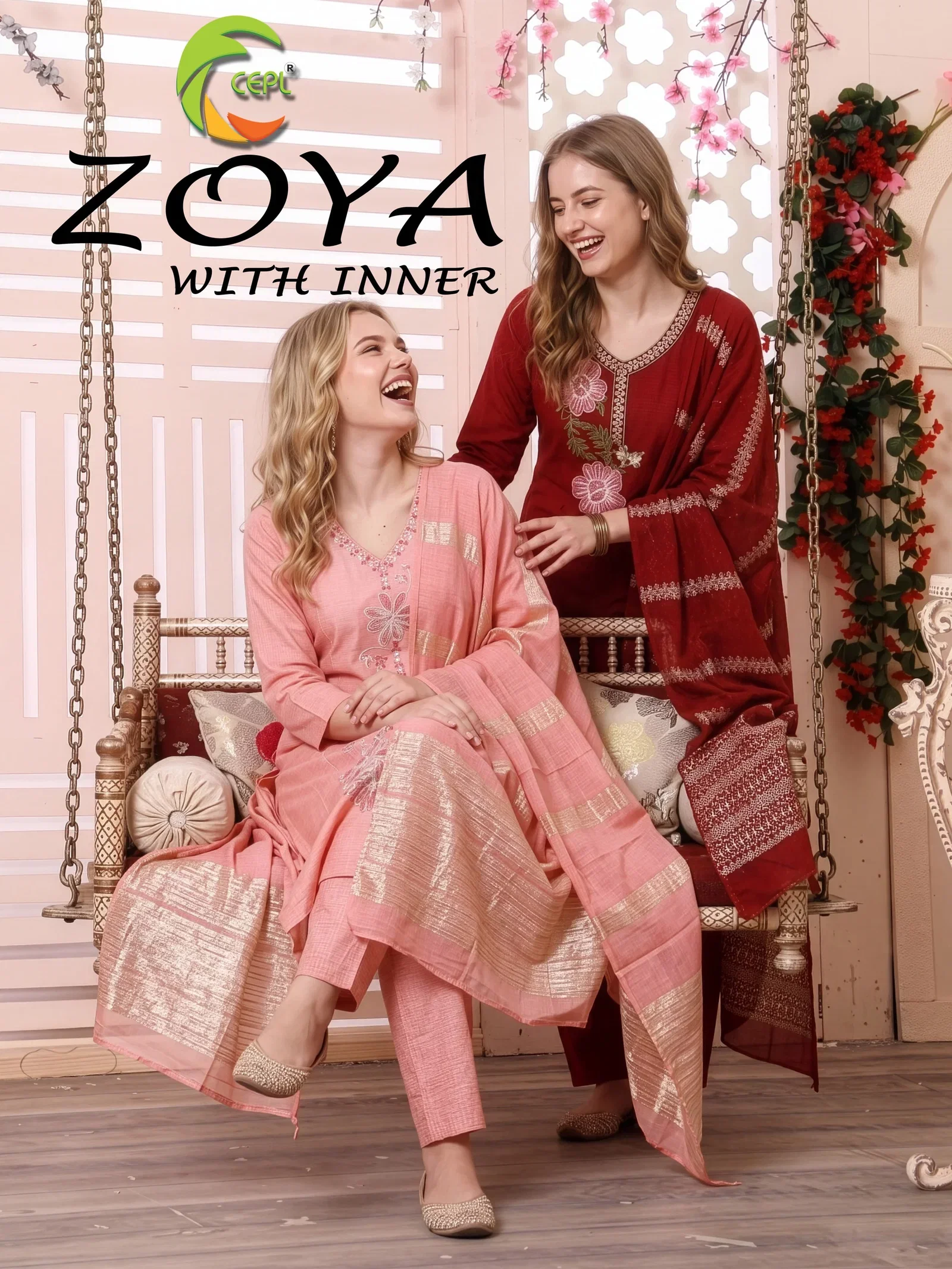 Zoya Vol 8 Vartican Silk Kurti With Bottom Dupatta Collection Wholesale