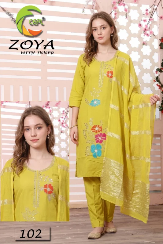 Stylish Zoya Vol 8 Vartican Silk Kurti With Bottom Dupatta Collection Wholesale 2026