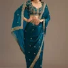 Zeel Shahi Rang Tissue With Sequecne Worked Saree Collection Wholesale
