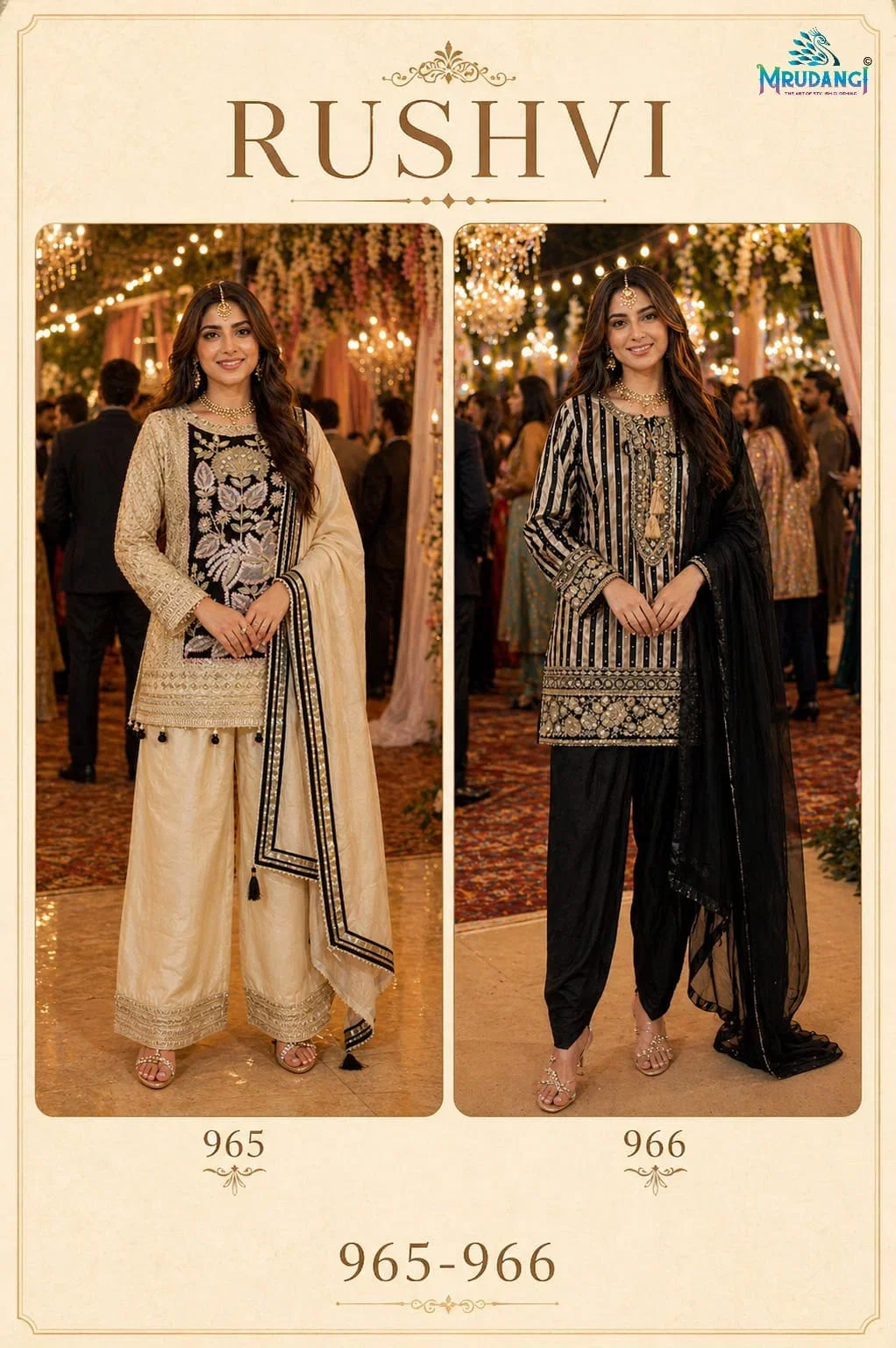 Stylish Mrudangi Rushvi Simmer Silk With Embroidered Salwar Kameez Collection Wholesale 2026