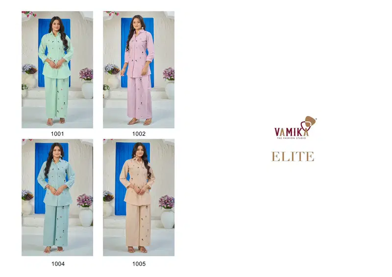Latest Vamika Elite Cambric Cotton Co Ord Set Collection Wholesale 2026