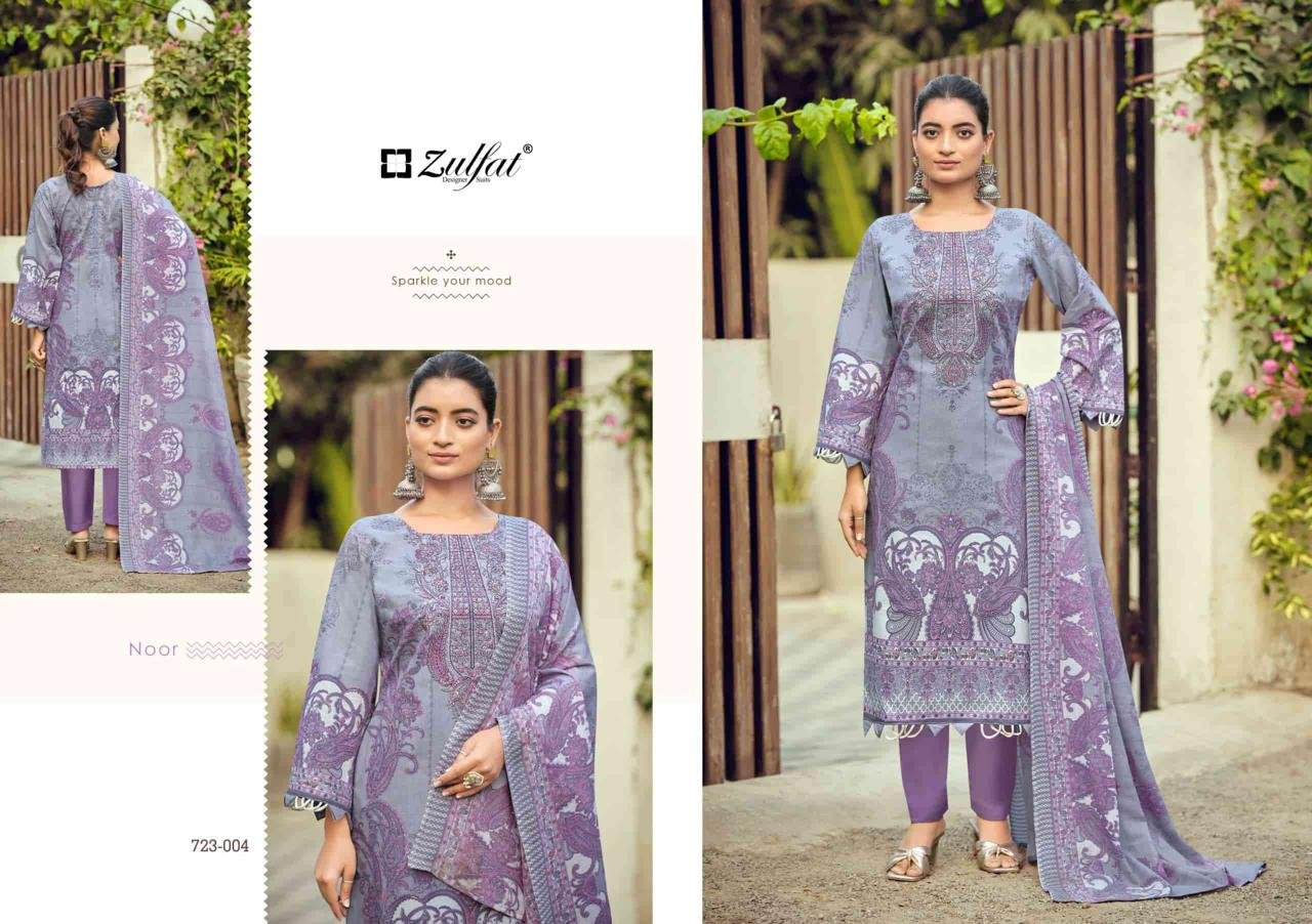 Buy Zulfat Firdaus Vol 2 Nx Series Cotton Embroidery Worked Dress Material Collection Wholesale 2026