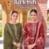 Alok Turkish Edition 11 Viscose Rayon Printed With Work Dress Material Wholesale