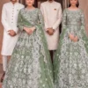 Launching Kb Super Hit 4110 Butterfly Twill Net Embroidered Anarkali Suit Collection Wholesale 2026