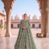 Launching Kb Super Hit 4110 Butterfly Twill Net Embroidered Anarkali Suit Collection Wholesale 2026