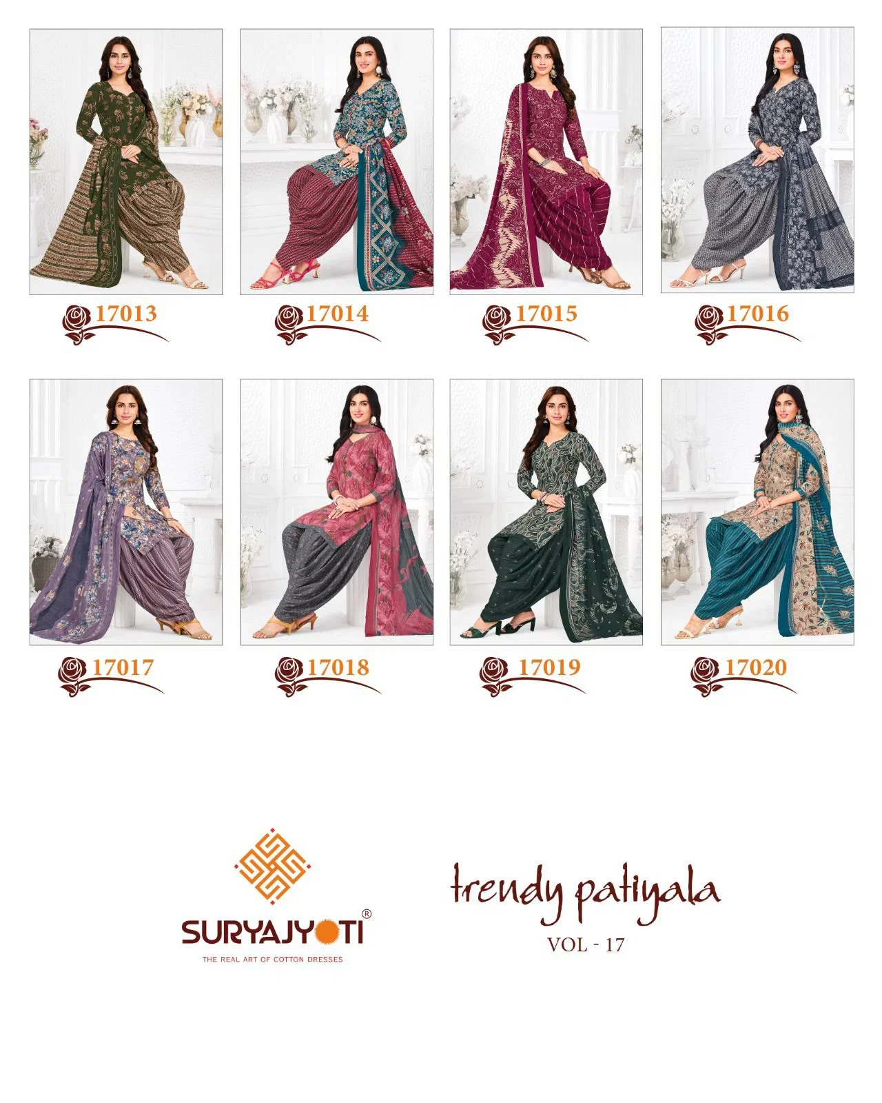 Buy Suryajyoti Trendy Patiyala Vol 17 Cotton Printed Dress Material Wholesale 2026