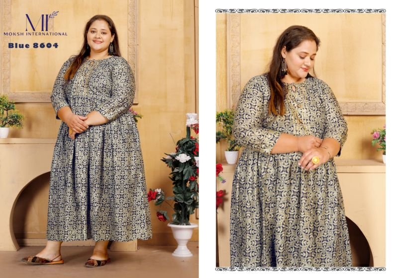 Launching Moksh Big Size Vol 1 Rayon Plus Size Kurti Collection Wholesale 2026