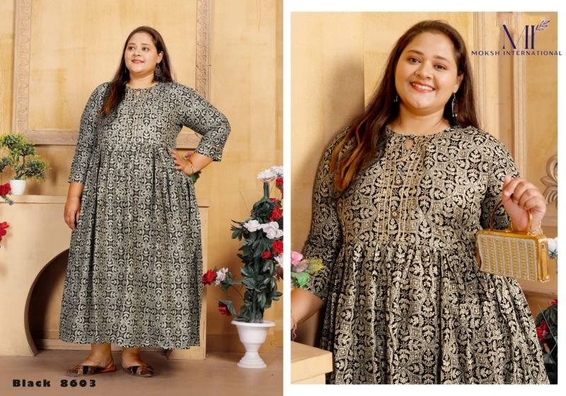 Launching Moksh Big Size Vol 1 Rayon Plus Size Kurti Collection Wholesale 2026