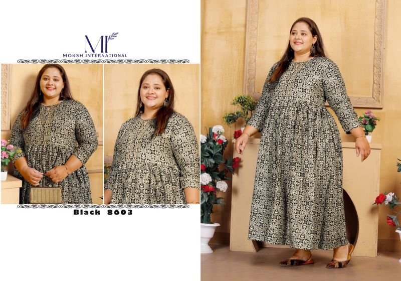 Launching Moksh Big Size Vol 1 Rayon Plus Size Kurti Collection Wholesale 2026