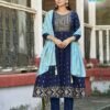 Beautiful Blue Hills Batu Caves Kurti Bottom With Dupatta Collection Wholesale 2026