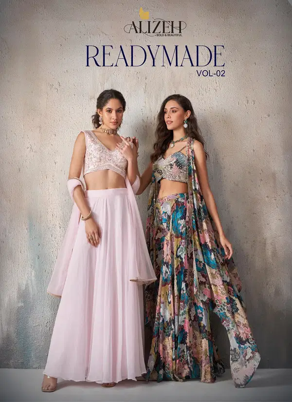 Alizeh Readymade Vol 2 Indo Western Lehenga Wholesale Collection Wholesale