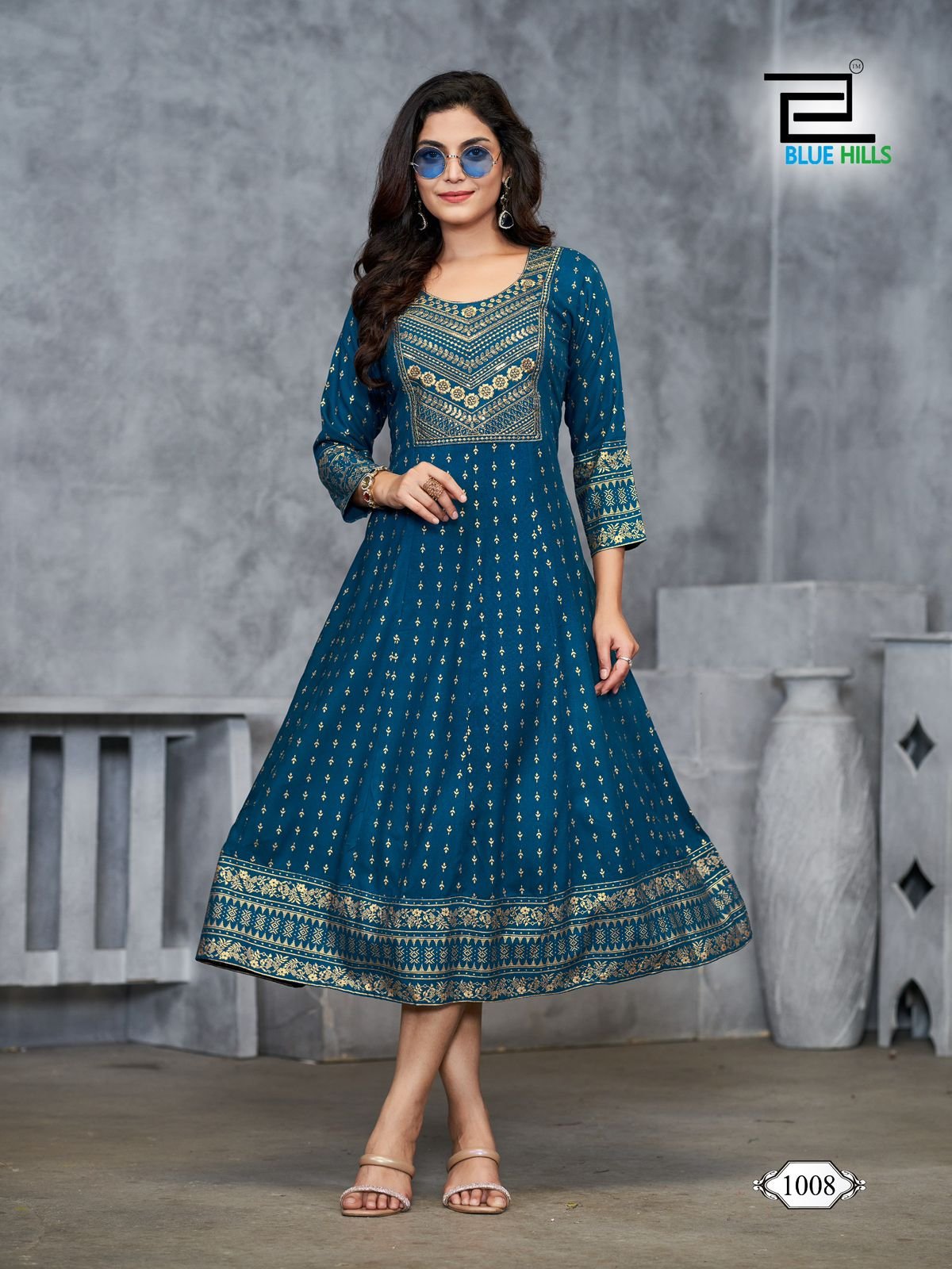 Launching Blue Hills Womaniya Plus Vol 1 Rayon Designer Kurti Collection Wholesale 2026