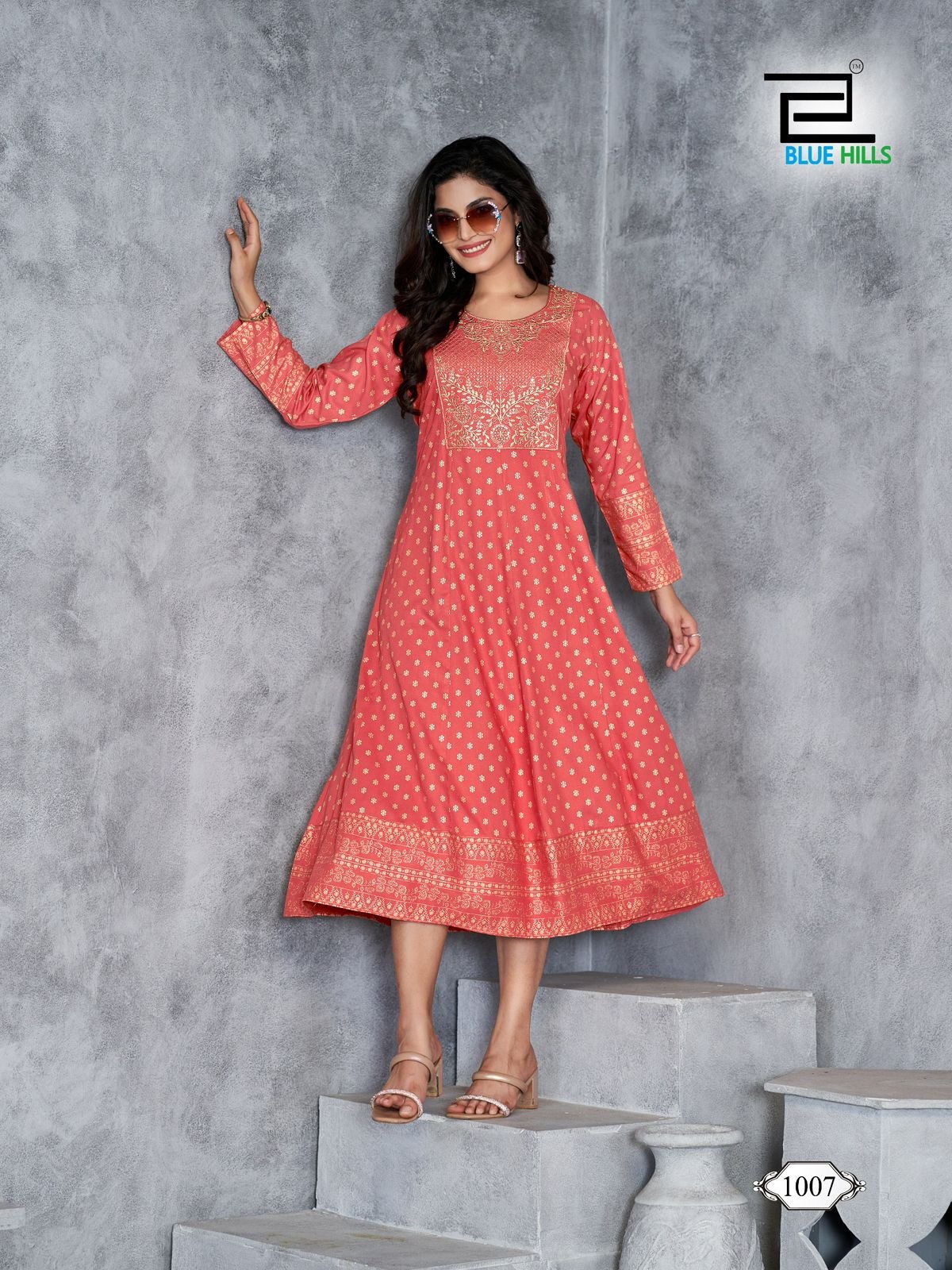 Launching Blue Hills Womaniya Plus Vol 1 Rayon Designer Kurti Collection Wholesale 2026