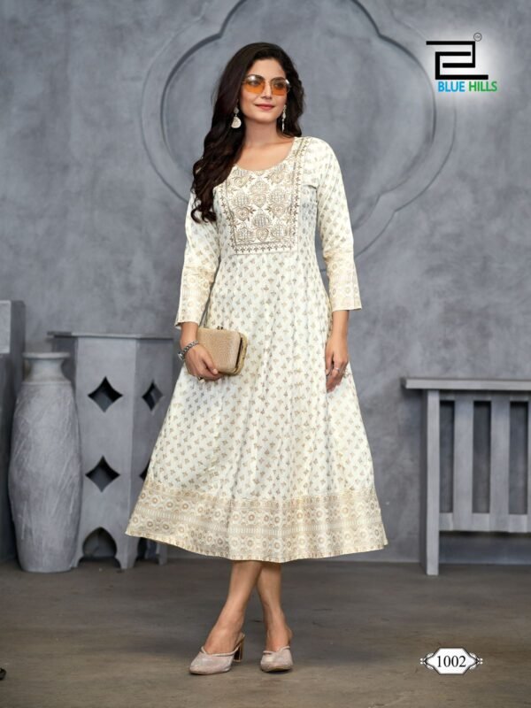 Launching Blue Hills Womaniya Plus Vol 1 Rayon Designer Kurti Collection Wholesale 2026