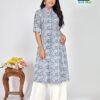Latest Blue Hills Maher Rayon Printed Kurti Collection Wholesale 2026
