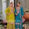 Eba Safroon Vol 3 Color Editon Gold Ready Made Suits Collection Wholesale