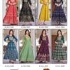Beautiful Blue Hills Pushpa 2 Rayon Printed Anarkali Gown Collection Wholesale 2026