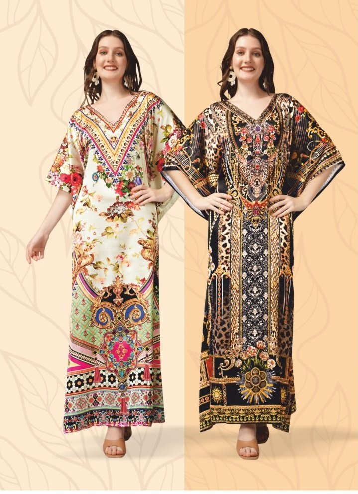 Jisha Kaftan Vol 11 Satin Digital Printed Kaftan Collection Wholesale