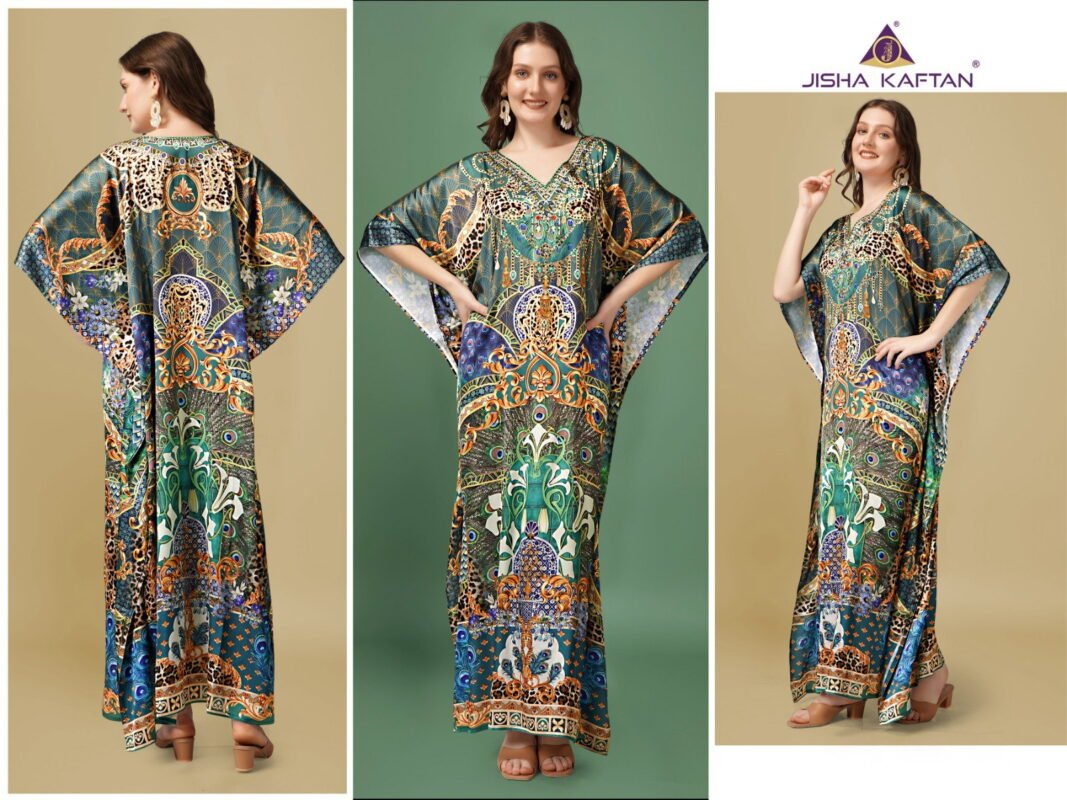 Beautiful Jisha Kaftan Vol 11 Satin Digital Printed Kaftan Collection Wholesale 2026