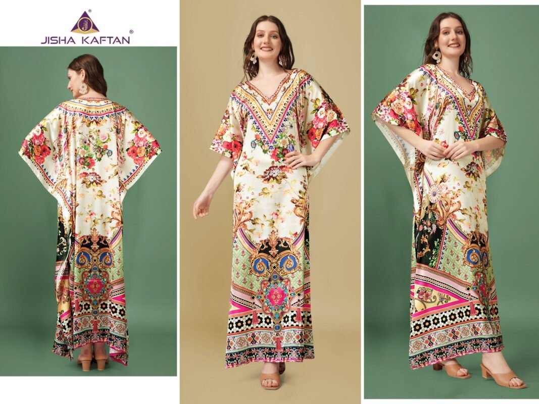 Beautiful Jisha Kaftan Vol 11 Satin Digital Printed Kaftan Collection Wholesale 2026