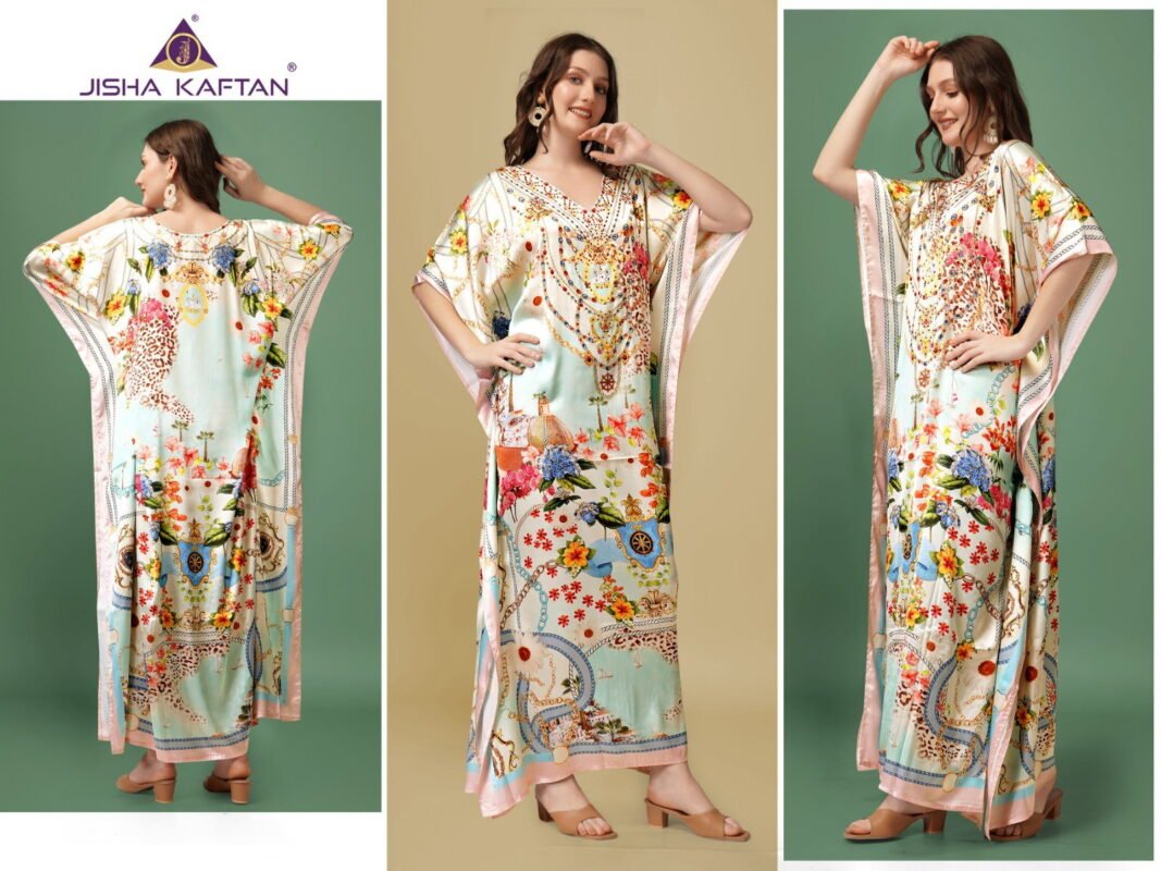 Beautiful Jisha Kaftan Vol 11 Satin Digital Printed Kaftan Collection Wholesale 2026