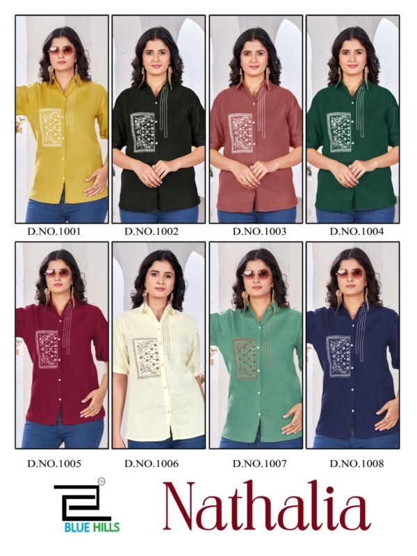 Launching Blue Hills Nathalia Cotton Flex Womens Shirt Collection Wholesale 2026
