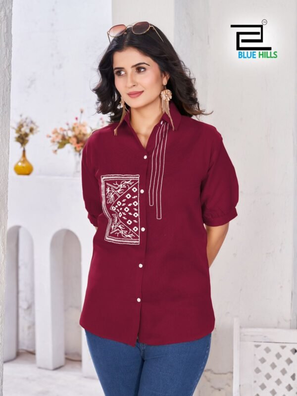 Launching Blue Hills Nathalia Cotton Flex Womens Shirt Collection Wholesale 2026