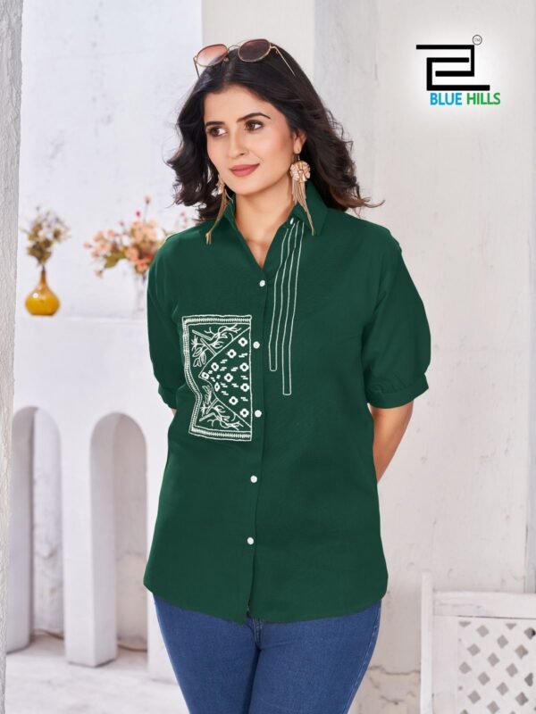 Launching Blue Hills Nathalia Cotton Flex Womens Shirt Collection Wholesale 2026