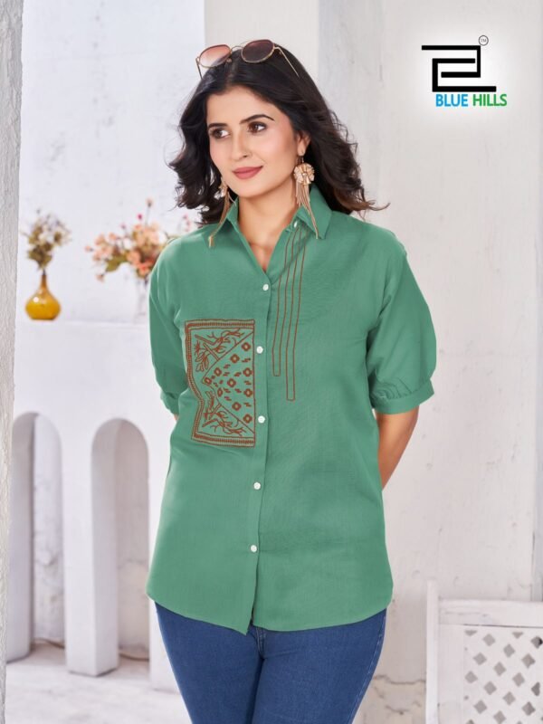 Launching Blue Hills Nathalia Cotton Flex Womens Shirt Collection Wholesale 2026
