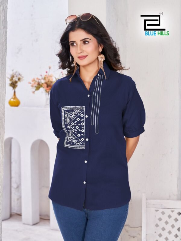 Launching Blue Hills Nathalia Cotton Flex Womens Shirt Collection Wholesale 2026