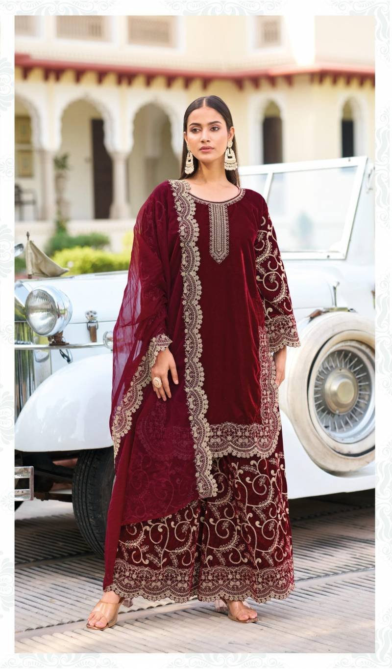 Deepsy Velvet 24 Series 32221 E To H Pakistani Salwar Suit Wholesale