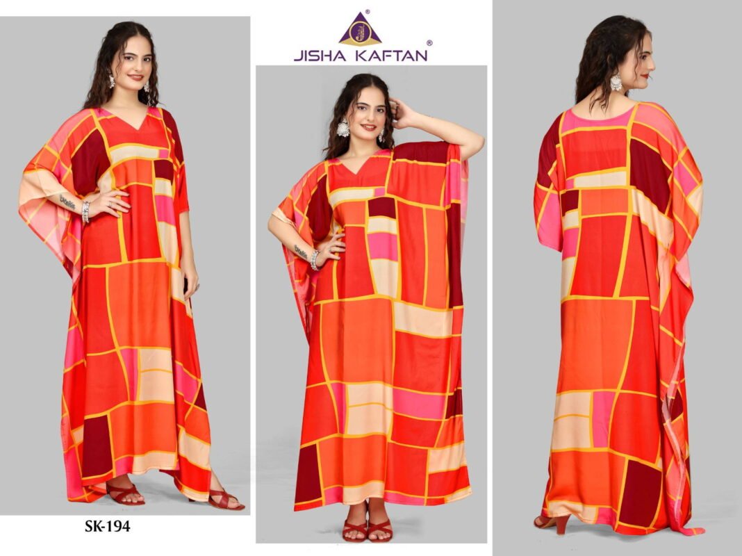 Launching Jisha Silk Kaftan Vol 12 Digital Printed Silk Fancy Kaftan Collection Wholesale 2026