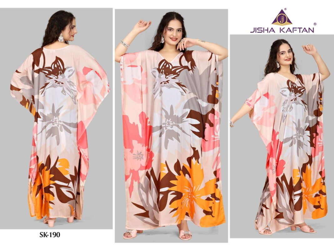 Launching Jisha Silk Kaftan Vol 12 Digital Printed Silk Fancy Kaftan Collection Wholesale 2026