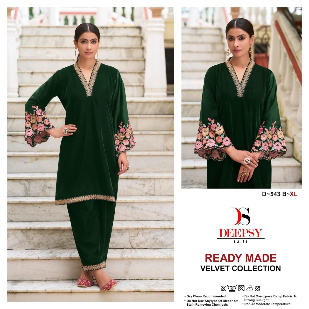 Launching Deepsy D 543 Velvet Readymade Pakistani Suits Collection Wholesale 2026